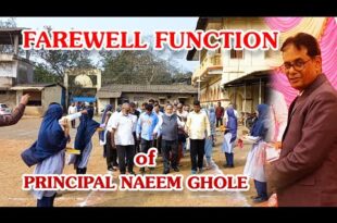 Farewell Function of Principal Naeem Ghole  II  JD entertainment vlog