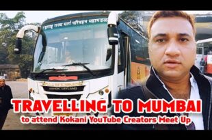 Travelling to Mumbai to attend Kokani YouTube Creators Meet Up @SaqibHunerkarVlogs